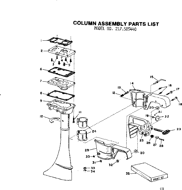 Column assembly