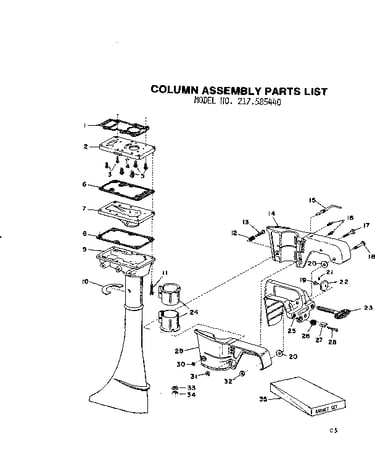 Column assembly