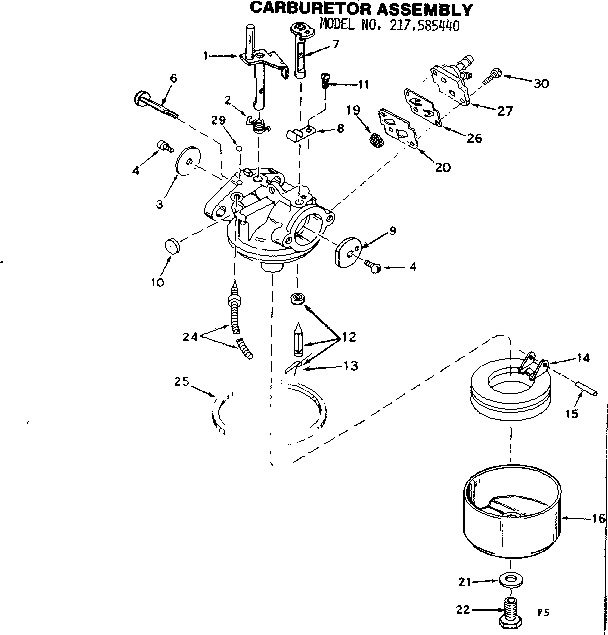 Carburetor assembly