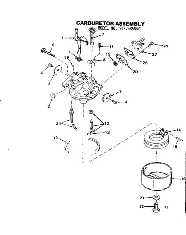 Carburetor assembly