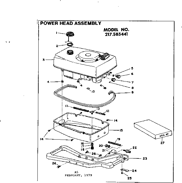 Power head assembly