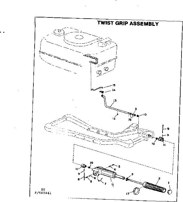 Twist grip assembly