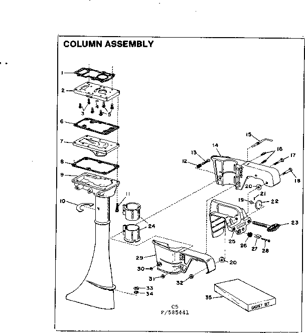 Column assembly