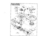 Craftsman 217585441 engine assembly diagram