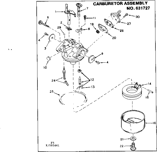 Carburetor assembly