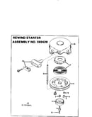 Rewind starter assembly
