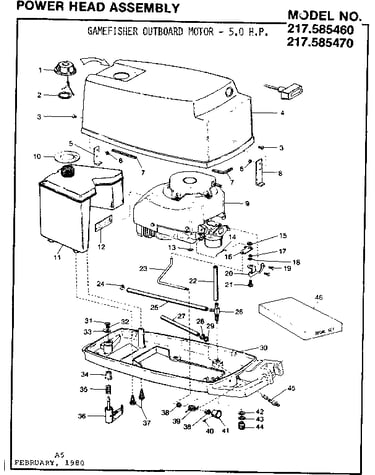 Power head assembly