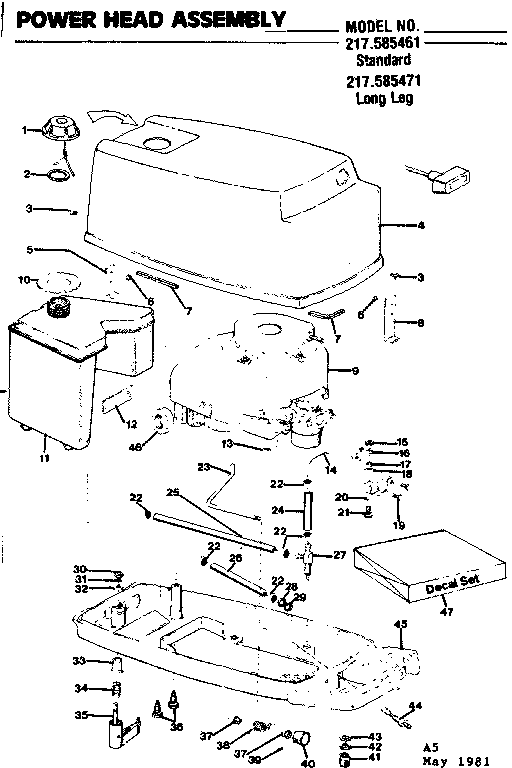 Power head assembly