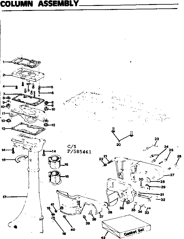 Column assembly