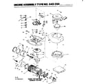 Craftsman 217585461 engine assembly diagram