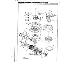 Craftsman 217585510 engine assembly diagram