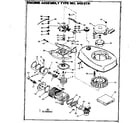 Craftsman 58553 engine assembly diagram