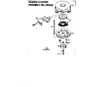 Craftsman 58553 rewind starter assembly diagram