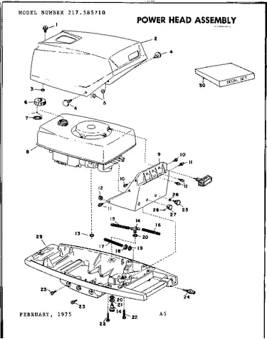 Power head assembly