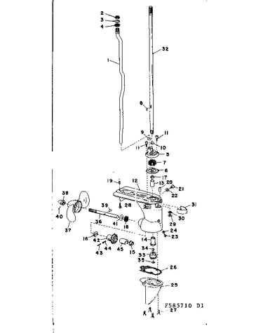 Gear housing assembly