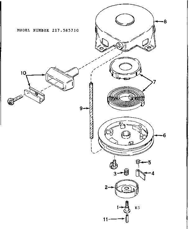 REWIND STARTER ASSEMBLY