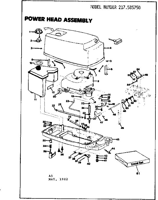 Power head assembly