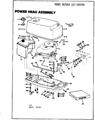 Power head assembly
