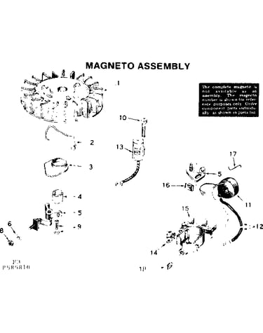 Magneto assembly
