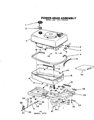 Power head assembly
