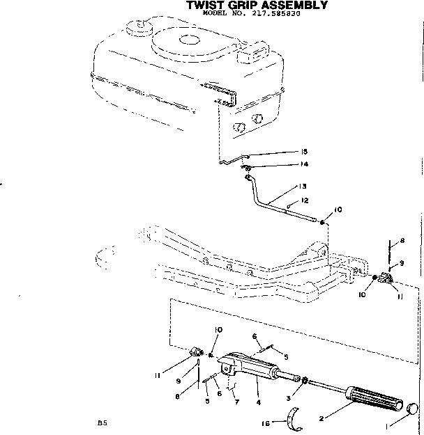 Twist grip assembly