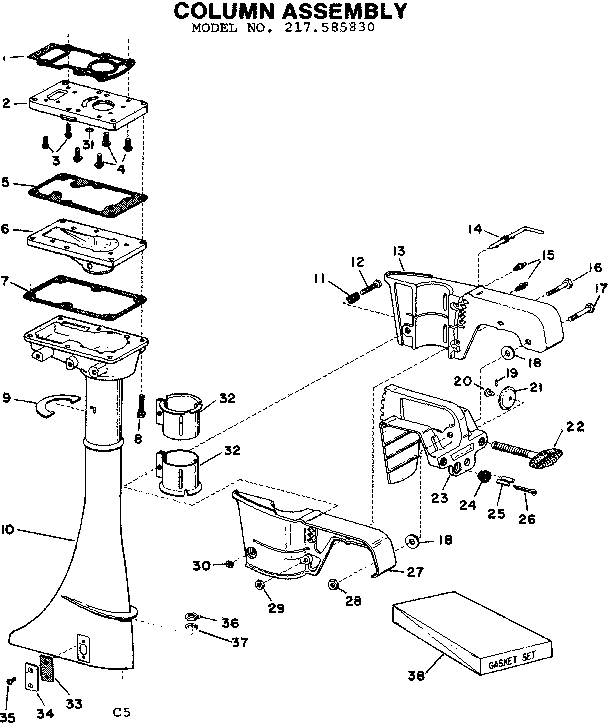Column assembly