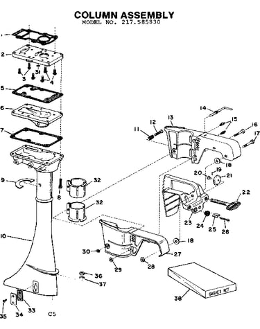 Column assembly