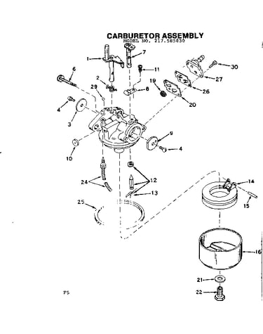 Carburetor assembly