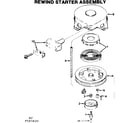 Craftsman 217585830 rewind starter assembly diagram