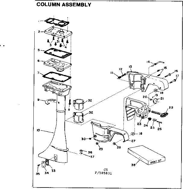 Column assembly