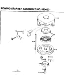 Rewind starter assembly