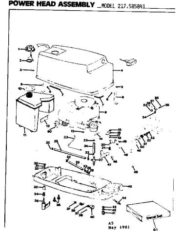 Power head assembly