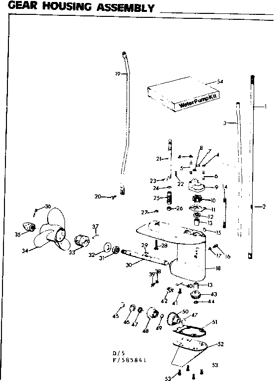 GEAR HOUSING ASSEMBLY