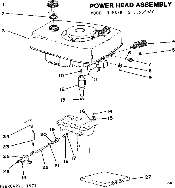 Power head assembly