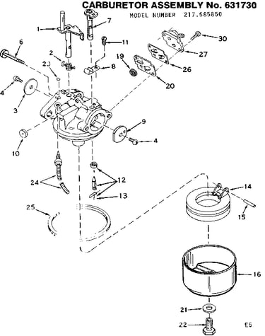 Carburetor assembly