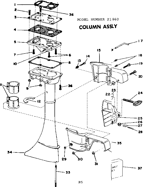 Column assembly