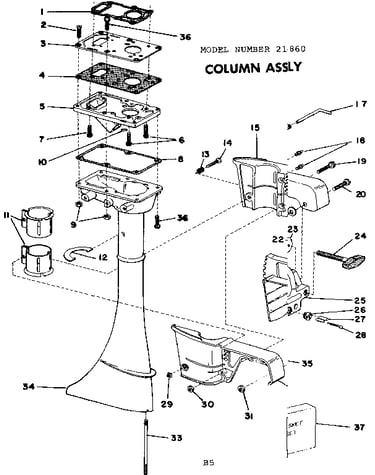 Column assembly