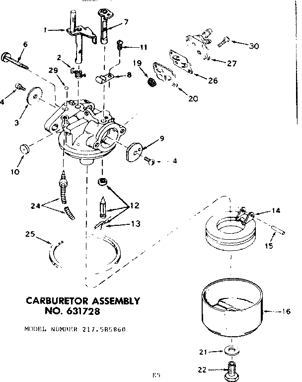 Carburetor assembly