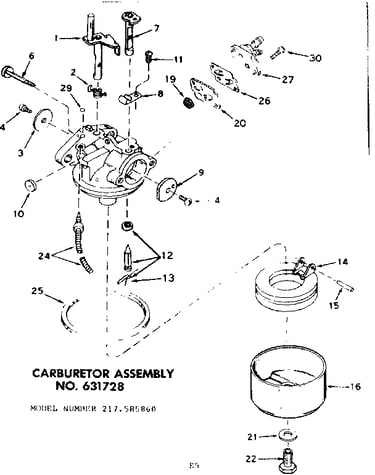 Carburetor assembly