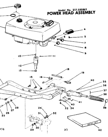 Power head assembly