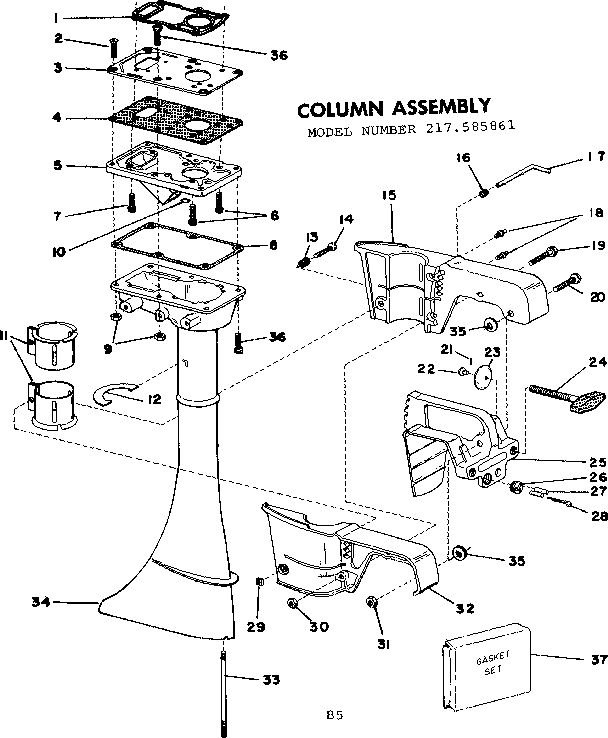 Column assembly