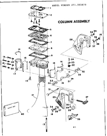Column assembly