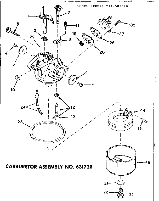 Carburetor assembly
