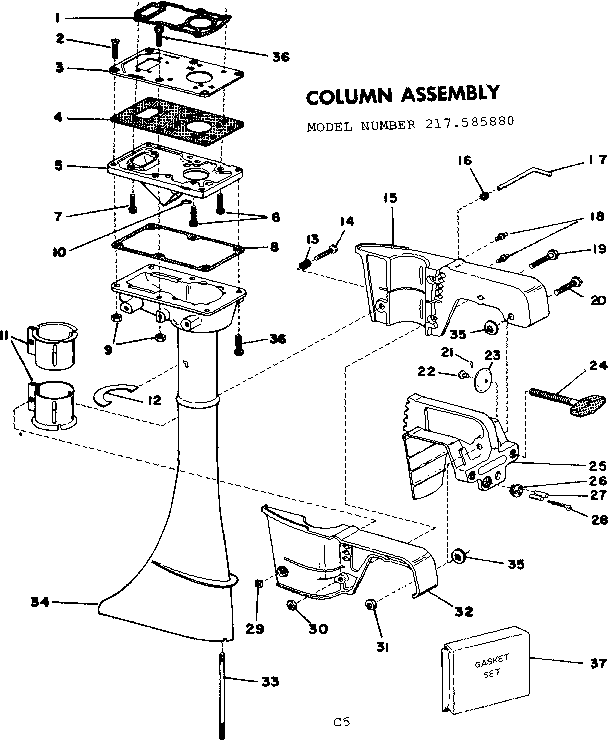 Column assembly
