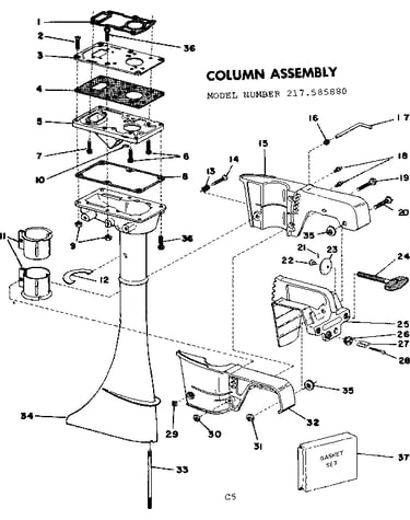 Column assembly