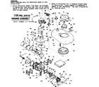 Craftsman 217585880 engine assm type no. 640-13 diagram