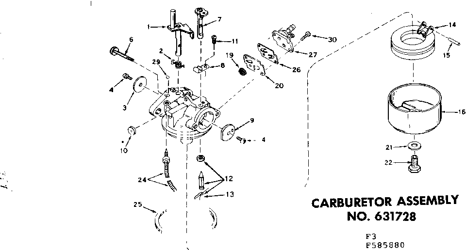 Carburetor assembly