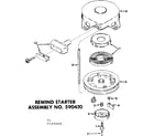 Craftsman 217585880 rewind starter assembly diagram