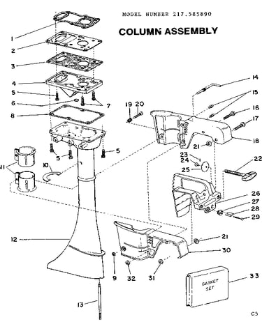 Column assembly
