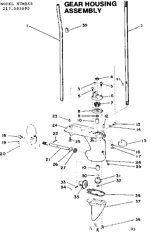 GEAR HOUSING ASSEMBLY